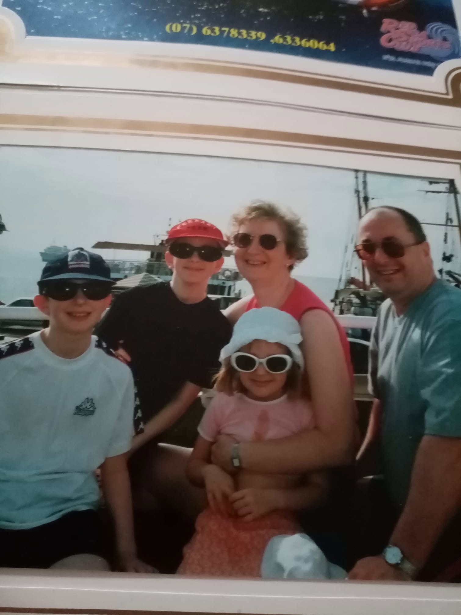The Rabbit on holiday with its mother, father, older brother and younger sister